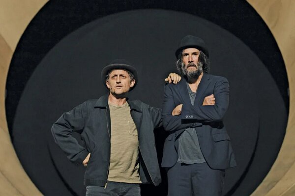 نمايش،بيل،گودو،تد،طراحي،صحنه،انتظار،نقش،ريوز،وينتر،بازي،لويد ...