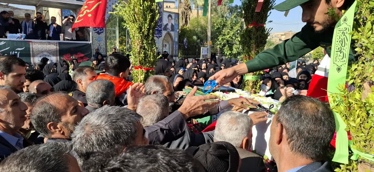 سروهای سربلند در دیار فاطمیون؛ استقبال لرستان از شهدای گمنام