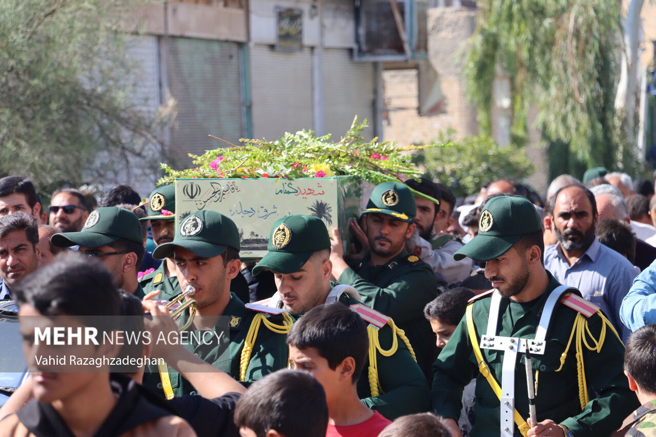 استقبال و تشییع شهید گمنام در جهرم