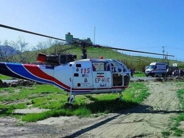هوایی: بالگرد اورژانس کردستان جان بیمار بانه‌ای را نجات داد