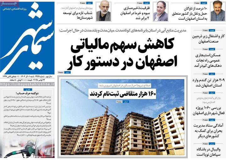 روزنامه‌های اصفهان