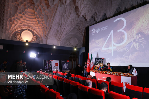 نشست خبری چهل و سومین جشنواره جهانی فیلم فجر