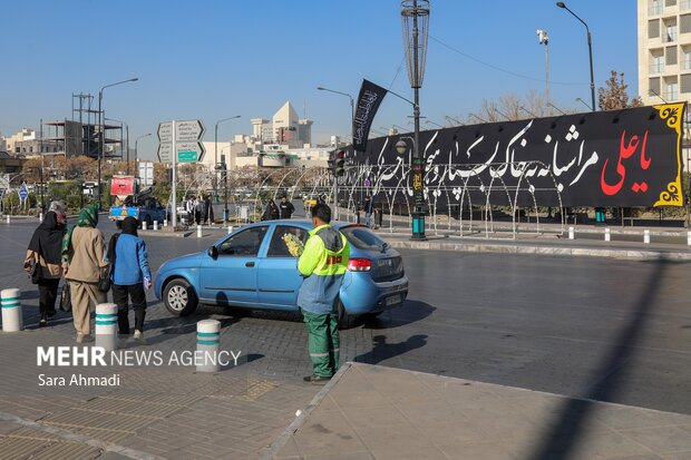 مشهد الرضا(ع) در سوگ حضرت فاطمه زهرا(س)