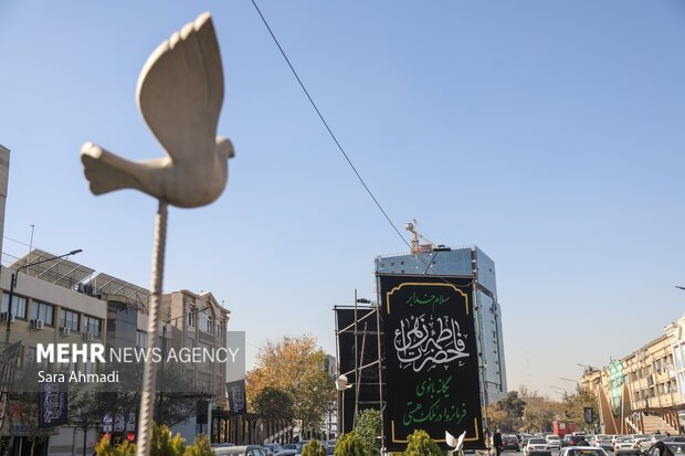 مشهد الرضا(ع) در سوگ حضرت فاطمه زهرا(س)