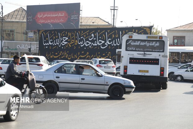 مشهد الرضا(ع) در سوگ حضرت فاطمه زهرا(س)