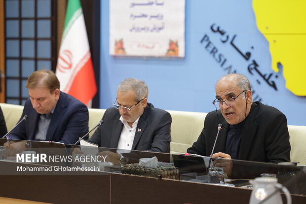 شواری اداری استان بوشهر با حضور علیرضا کاظمی وزیر آموزش و پرورش