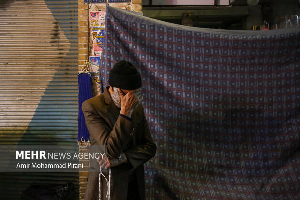 آیین چهارپایه خوانی در بازار قم