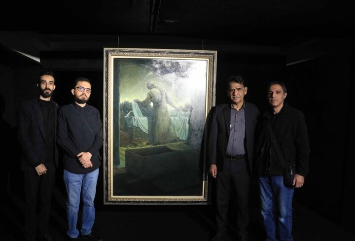 آخرین دیدار امیرالمومنین (ع) با حضرت زهرا (س) روی دیوار رفت