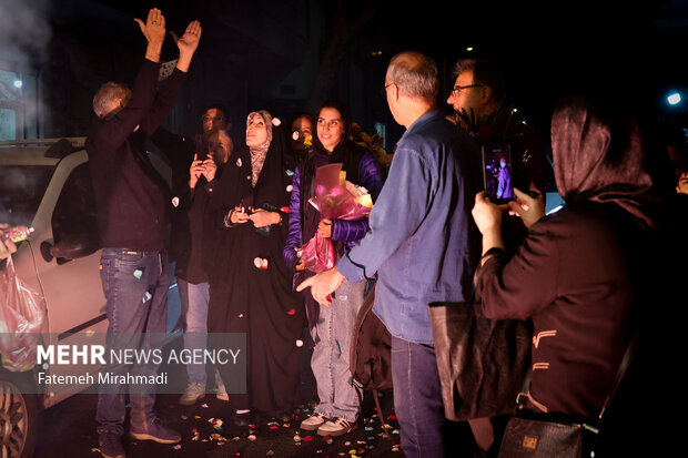 مراسم استقبال مردمی از فاطمه محیطی‌زاده قهرمان بازیهای کشورهای اسلامی