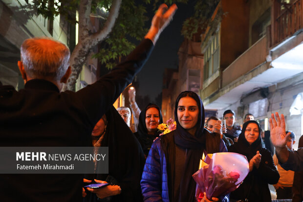 مراسم استقبال مردمی از فاطمه محیطی‌زاده قهرمان بازیهای کشورهای اسلامی