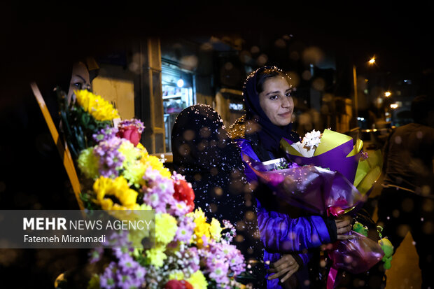 مراسم استقبال مردمی از فاطمه محیطی‌زاده قهرمان بازیهای کشورهای اسلامی