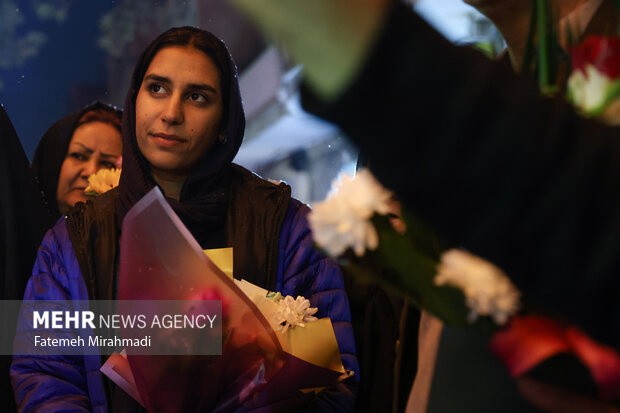 مراسم استقبال مردمی از فاطمه محیطی‌زاده قهرمان بازیهای کشورهای اسلامی