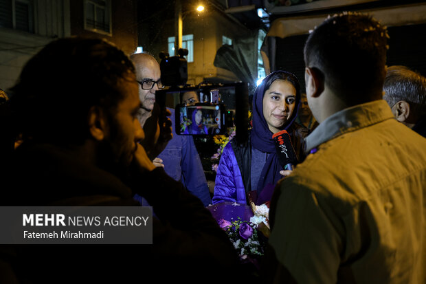 مراسم استقبال مردمی از فاطمه محیطی‌زاده قهرمان بازیهای کشورهای اسلامی