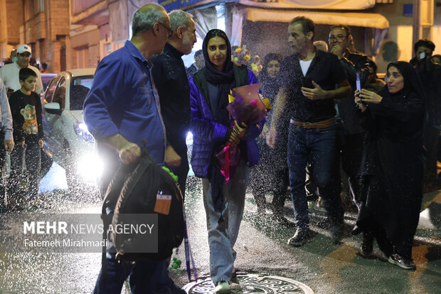 مراسم استقبال مردمی از فاطمه محیطی‌زاده قهرمان بازیهای کشورهای اسلامی