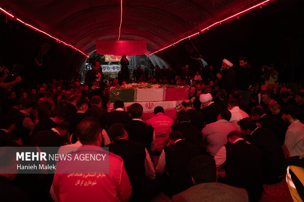 سوگواره ریحانه الرسول (ص) و وادع با شهید گمنام در گرگان