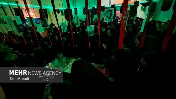 وداع با شهید گمنام در کانون جوانان رضوی رشت