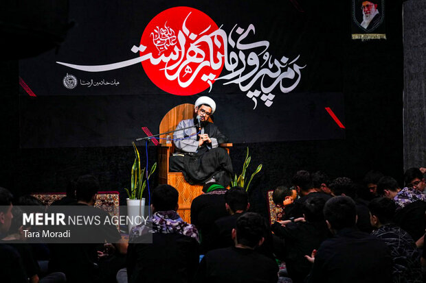 وداع با شهید گمنام در کانون جوانان رضوی رشت