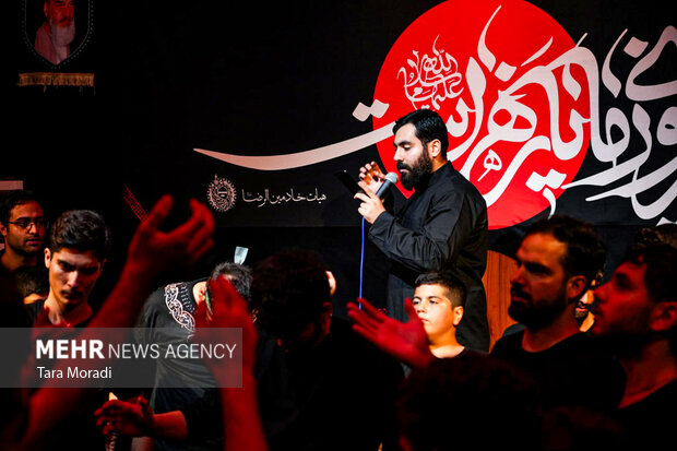 وداع با شهید گمنام در کانون جوانان رضوی رشت