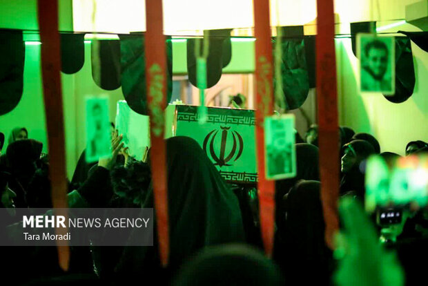 وداع با شهید گمنام در کانون جوانان رضوی رشت