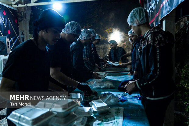 وداع با شهید گمنام در کانون جوانان رضوی رشت