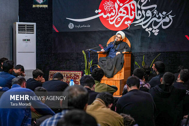 وداع با شهید گمنام در کانون جوانان رضوی رشت