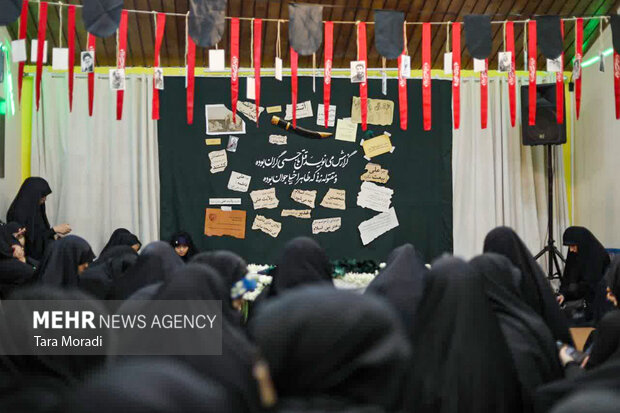 وداع با شهید گمنام در کانون جوانان رضوی رشت