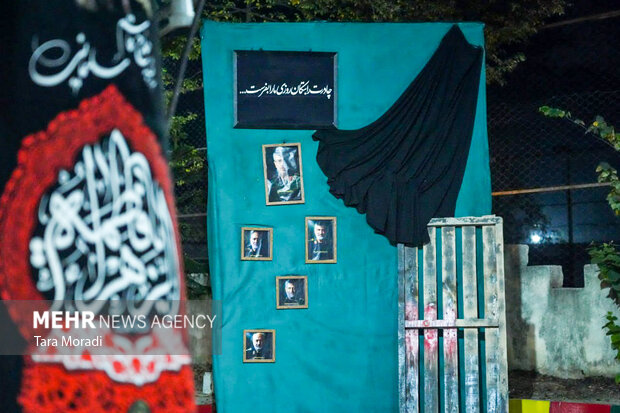 وداع با شهید گمنام در کانون جوانان رضوی رشت