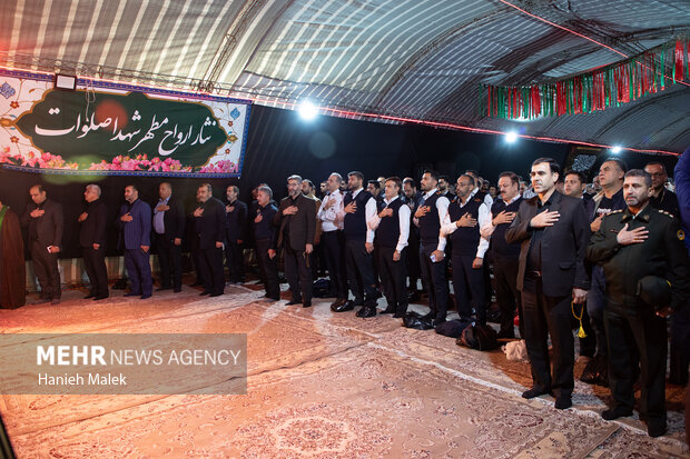 سوگواره ریحانه الرسول (ص) و وادع با شهید گمنام در گرگان