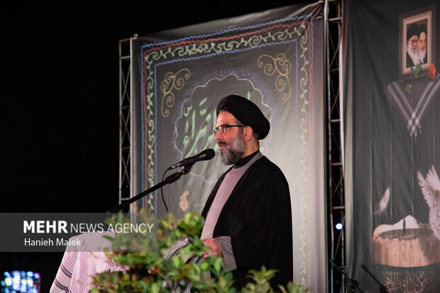 سوگواره ریحانه الرسول (ص) و وادع با شهید گمنام در گرگان