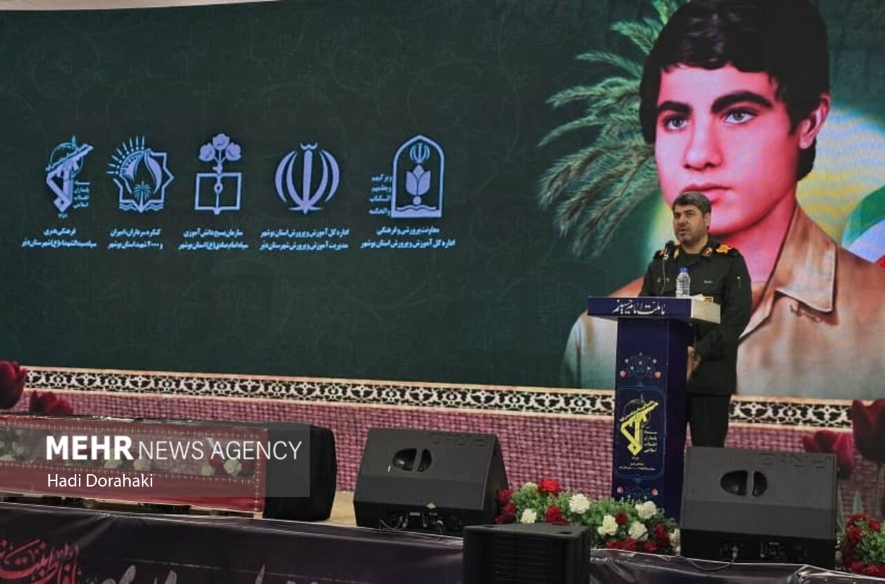 فرمانده سپاه بوشهر: شهید «طالب ابراهیمی» تربیت‌یافته مکتب اسلامی بود