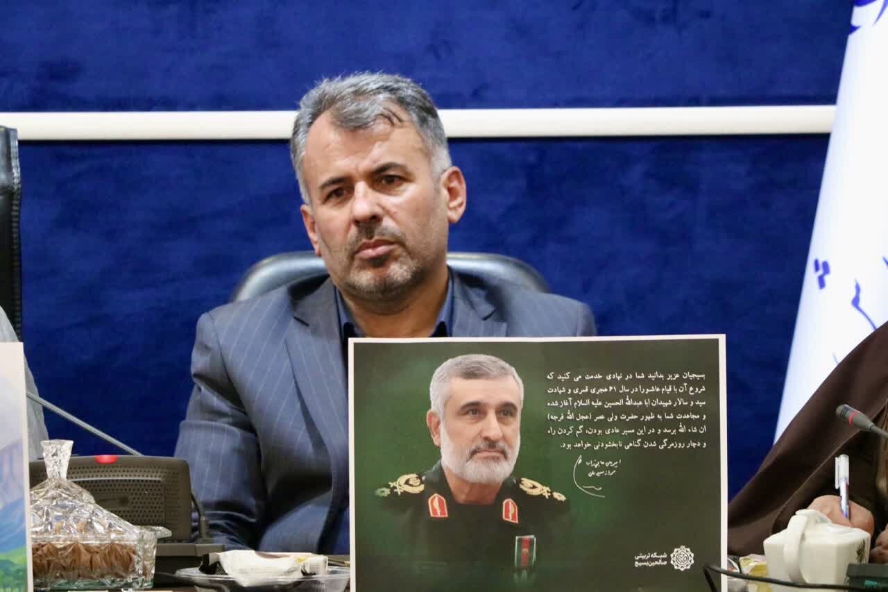 اصغری: بسیج قرارگاه خدمت بی‌تظاهر در روزهای سخت است