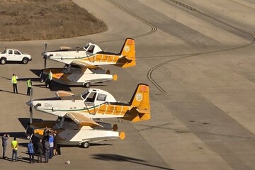 Türkiye'ye ait yangın söndürme uçakları İran'ın kuzeyine ulaştı