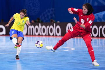 Iran lose to Brazil at 2025 FIFA Futsal Women’s World Cup