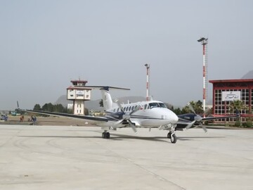 انجام وارسی پروازی سامانه کمک ناوبری فرودگاه خرم‌آباد