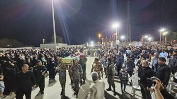 وداع باشکوه با شهید گمنام در سرمستان برگزار شد