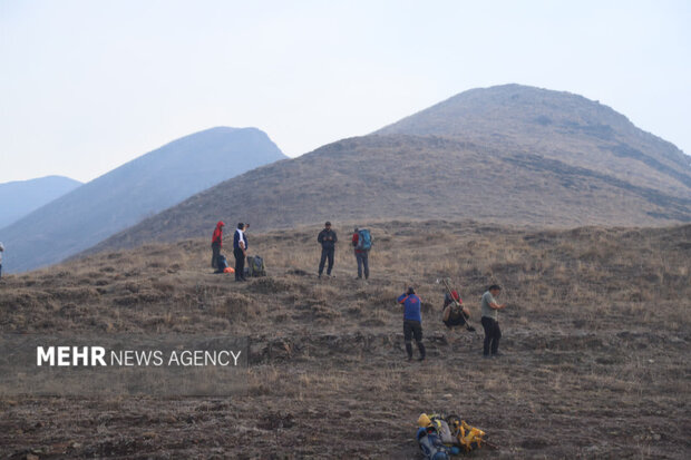 عملیات اطفای حریق جنگل الیت