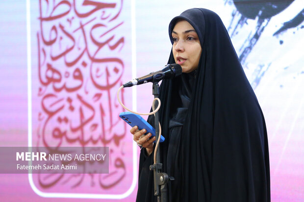 دسته عزاداری بانوان در قم