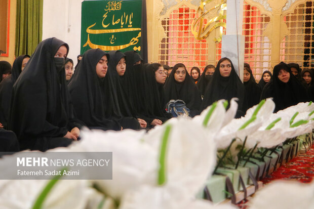 دسته عزاداری بانوان در قم