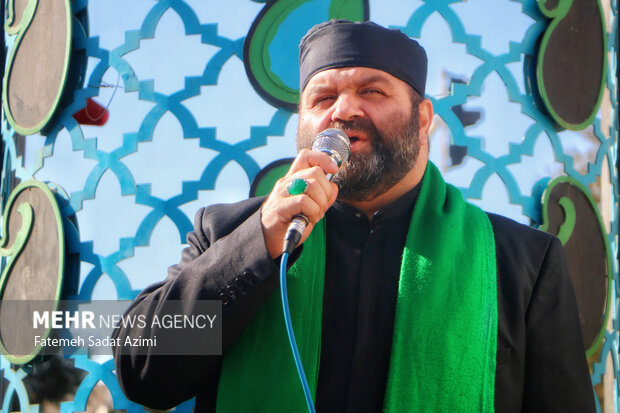 دسته عزاداری بانوان در قم