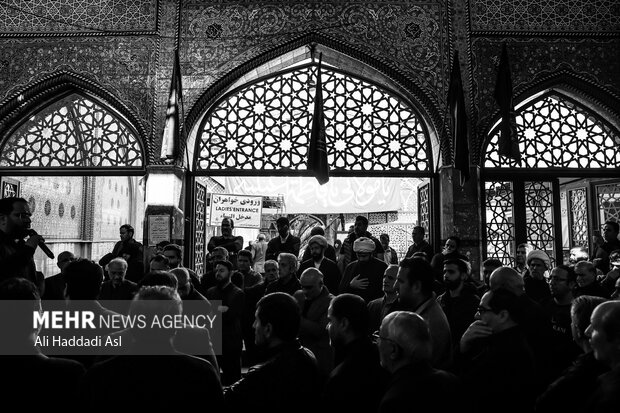 مراسم عزاداری فاطیمه در بازار تهران