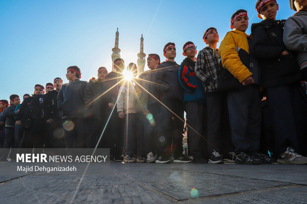 دسته عزاداری نسل فاطمی در یزد