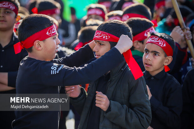 دسته عزاداری نسل فاطمی در یزد