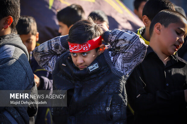 دسته عزاداری نسل فاطمی در یزد