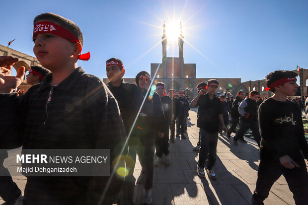 دسته عزاداری نسل فاطمی در یزد