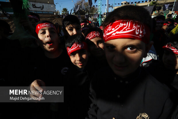 دسته عزاداری نسل فاطمی در یزد