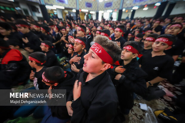 دسته عزاداری نسل فاطمی در یزد