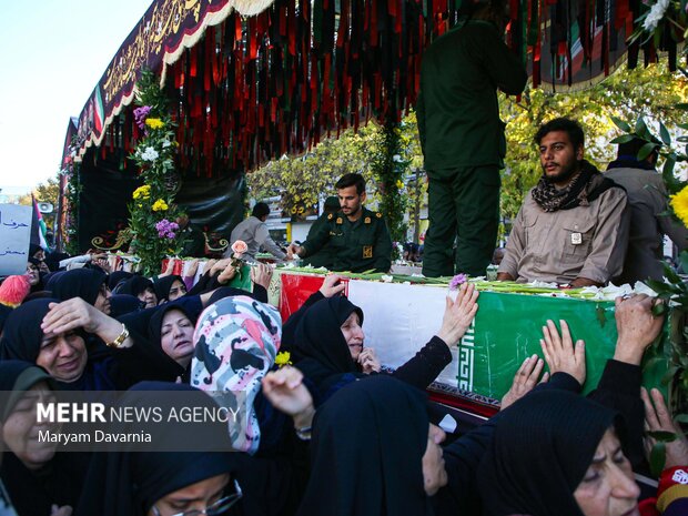 استقبال از شهدای گمنام در بجنورد