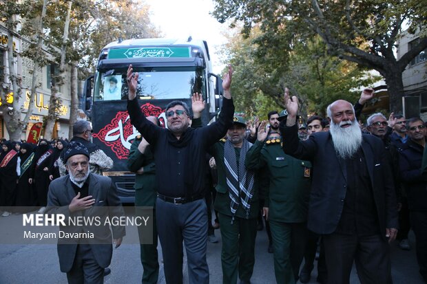 استقبال از شهدای گمنام در بجنورد