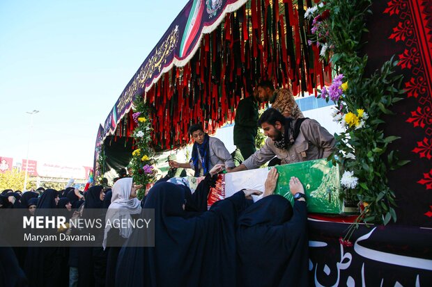 استقبال از شهدای گمنام در بجنورد