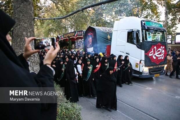 استقبال از شهدای گمنام در بجنورد